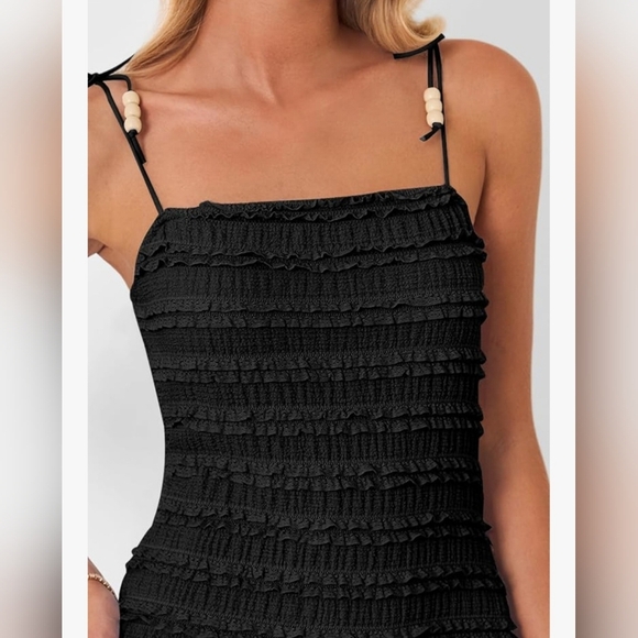 MEROKEETY Women's Summer Spaghetti Strap Bodycon Maxi #728 - Picture 11 of 12